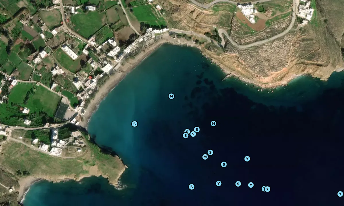 Satelite image of Ormos Livadhia