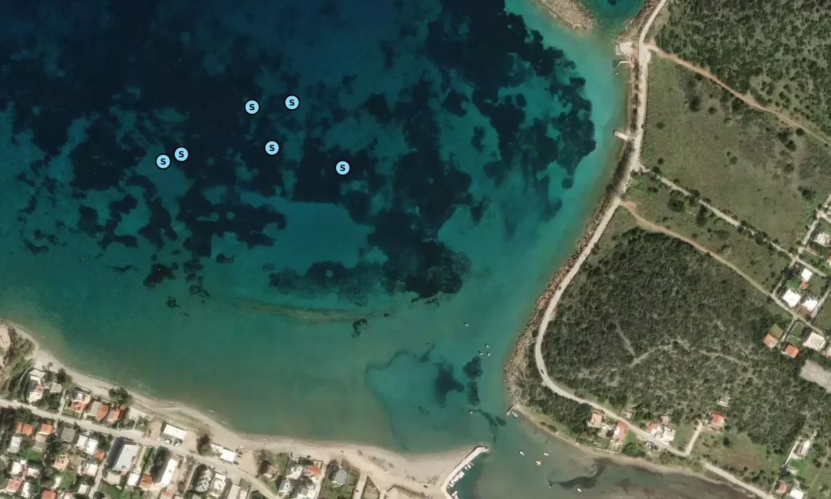 Satelite image of Ormos Markopoulou South
