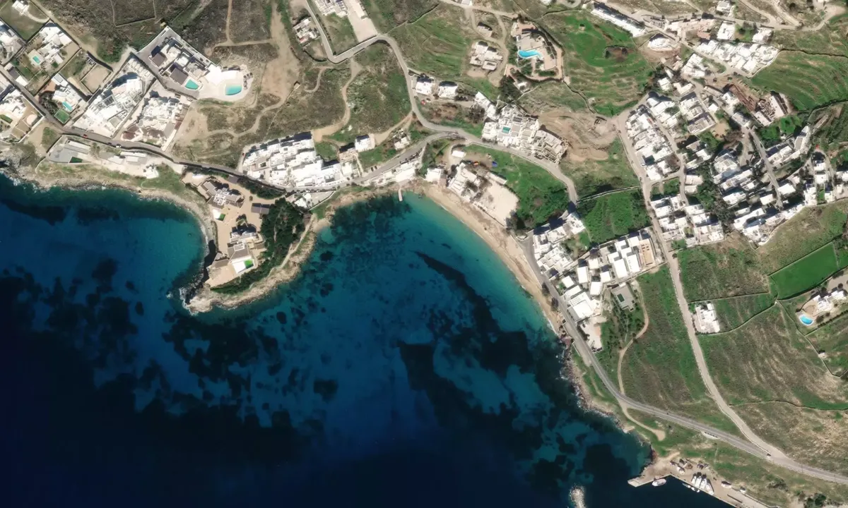 Flyfoto av Ormos Mikonos
