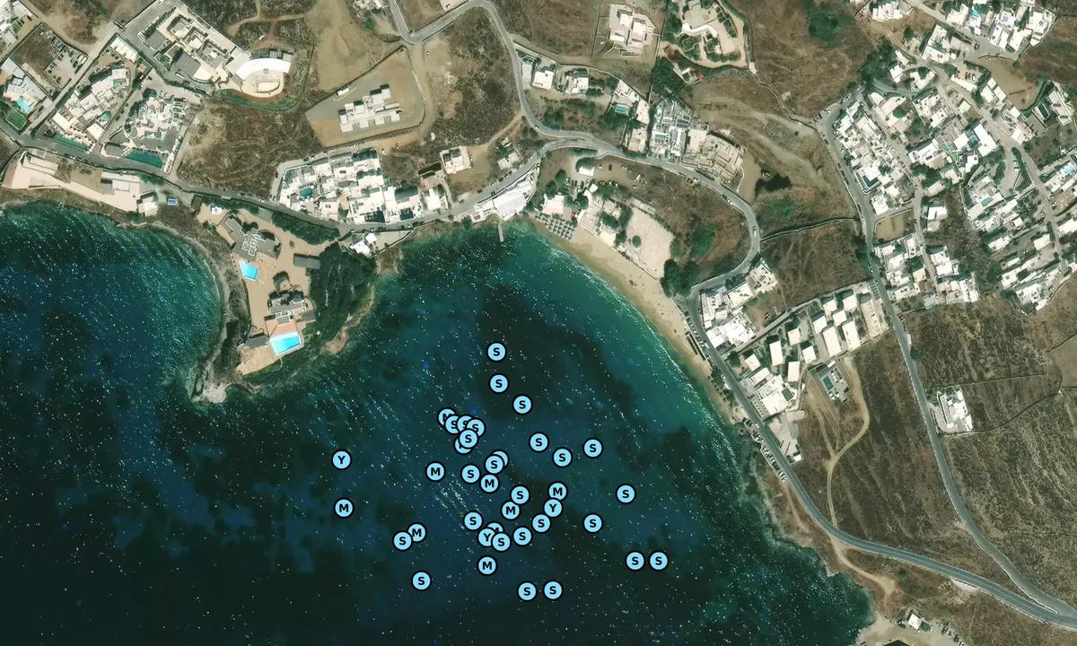 Satelite image of Ormos Mikonos