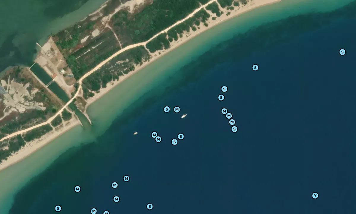 Satelite image of Ormos Nayarino