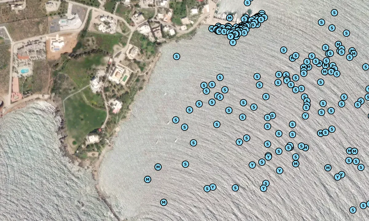 Satelite image of Ormos Phoinika