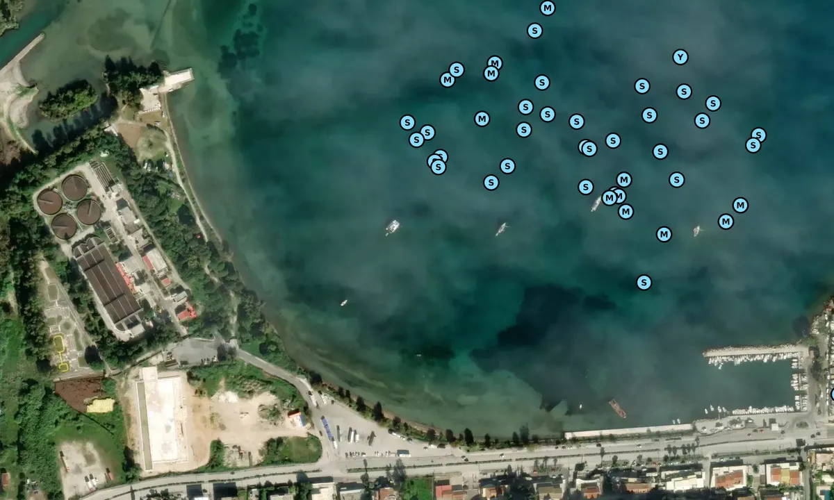 Satelite image of Ormos Potamou