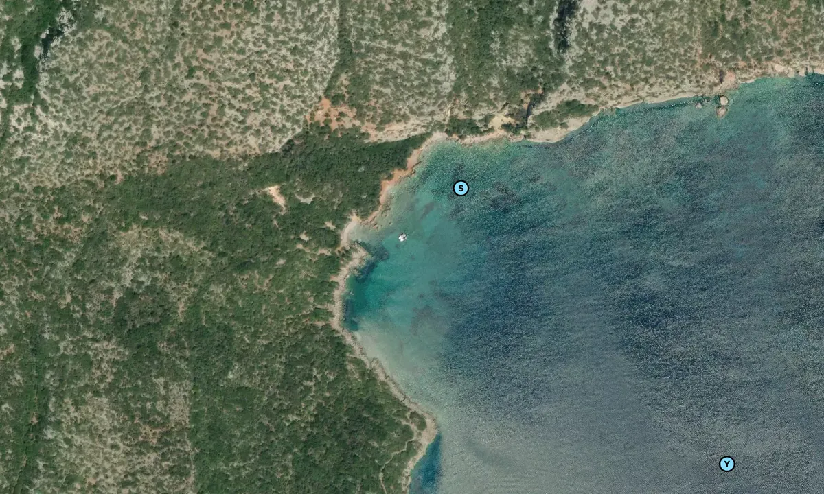 Satelite image of Ormos Sapientza