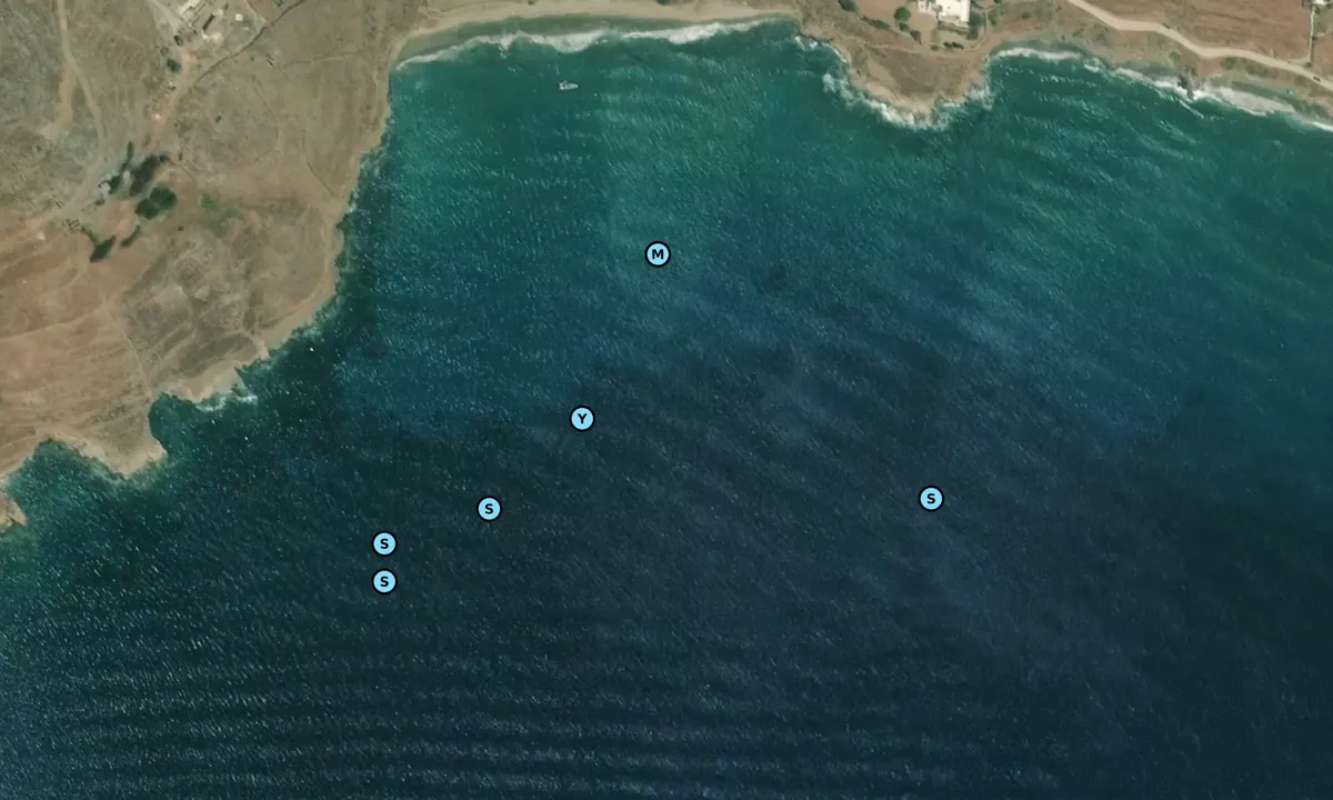 Satelite image of Ormos Stravos