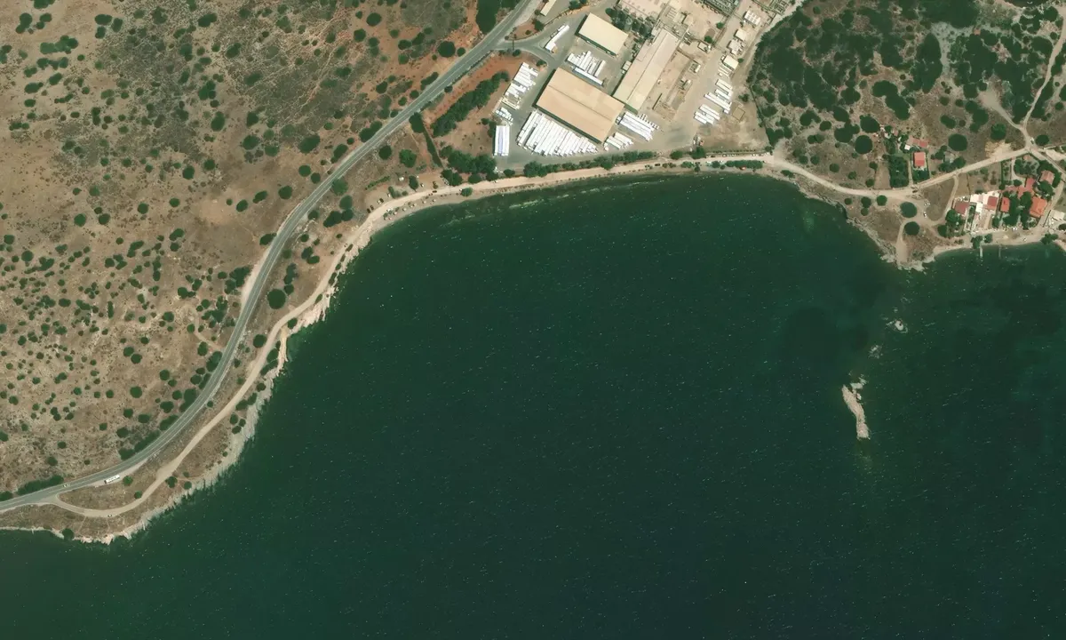 Satelite image of Ormos Thorkoú