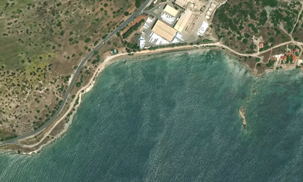 Satelite image of Ormos Thorkoú
