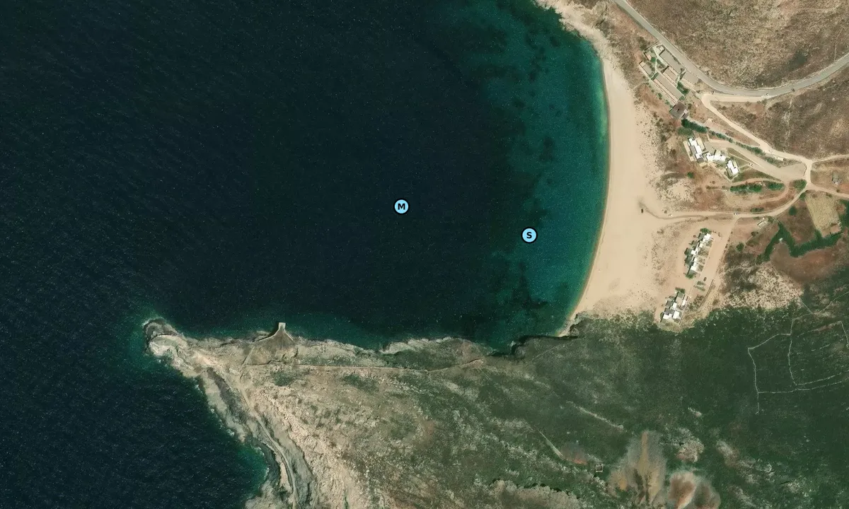 Satelite image of Ormos Vayia