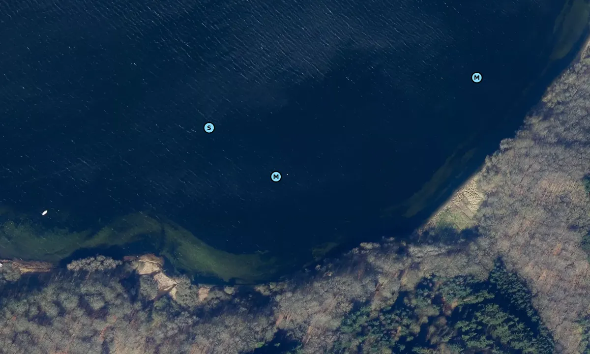 Satelite image of Ornedalsbugten bouy