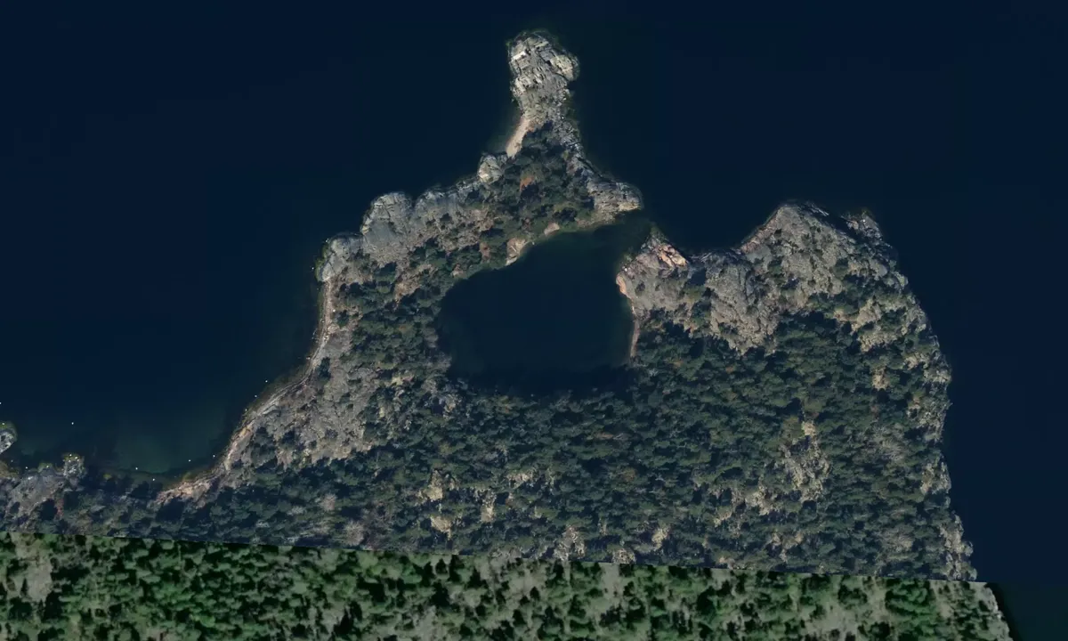 Satelite image of Ornö Huvud