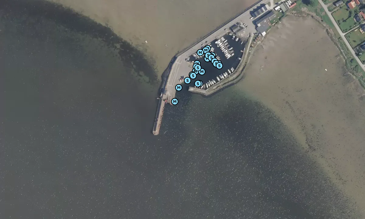 Satelite image of Orø Havn