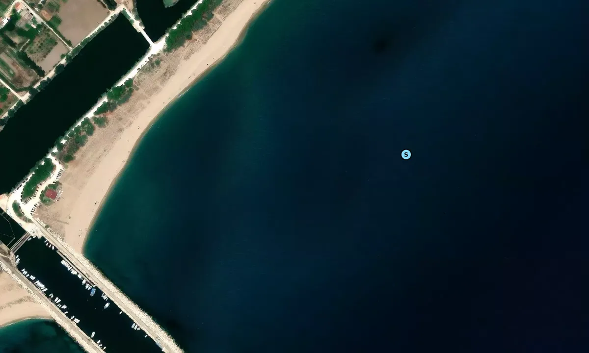 Satelite image of Orosei - Nuoro