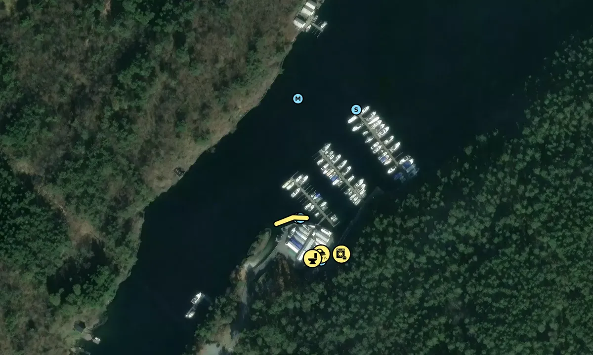 Satelite image of Os båtklubb