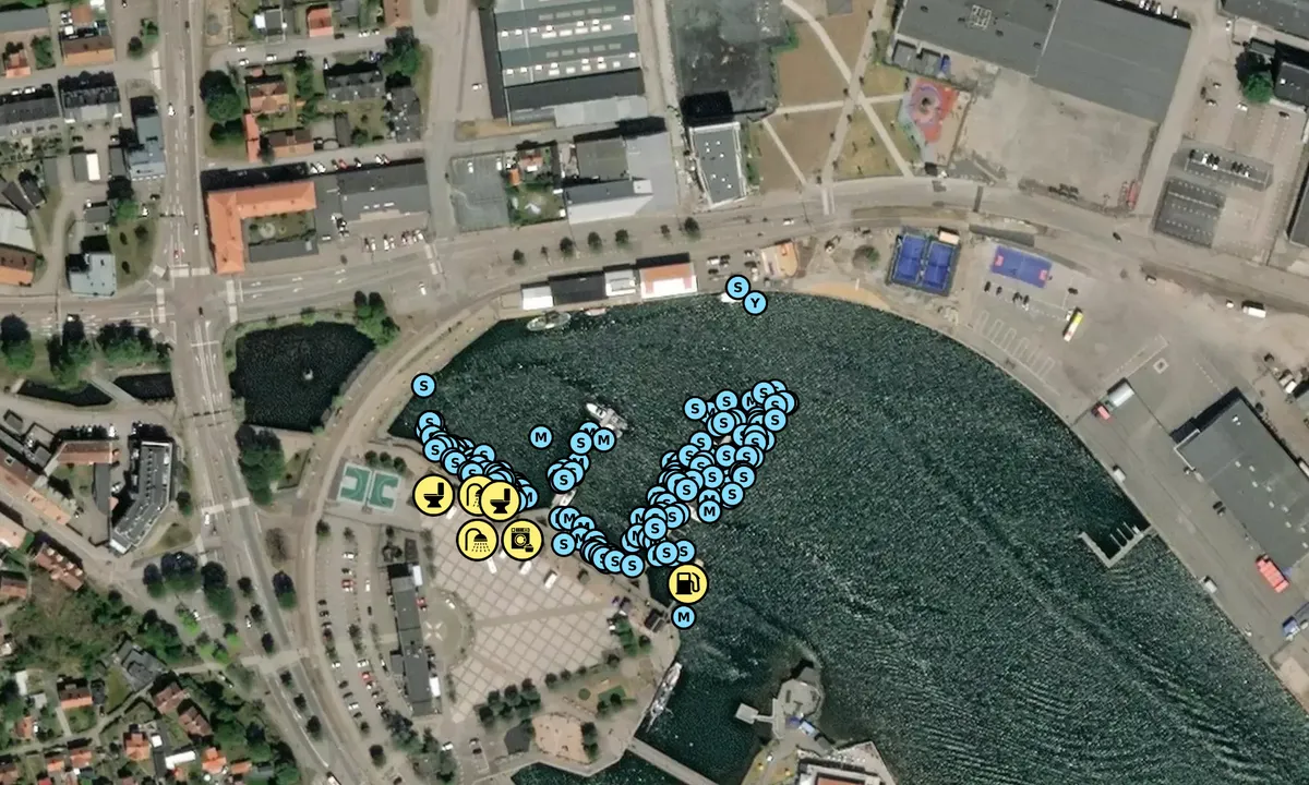 Satelite image of Oskarshamn - Brädholmen