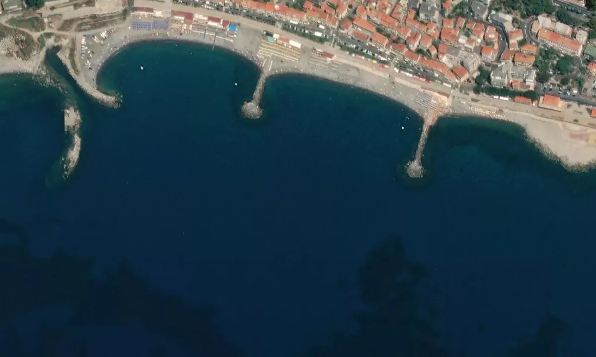 Flyfoto av Ospedaletti