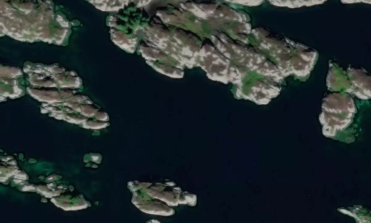 Satelite image of Ospesundet