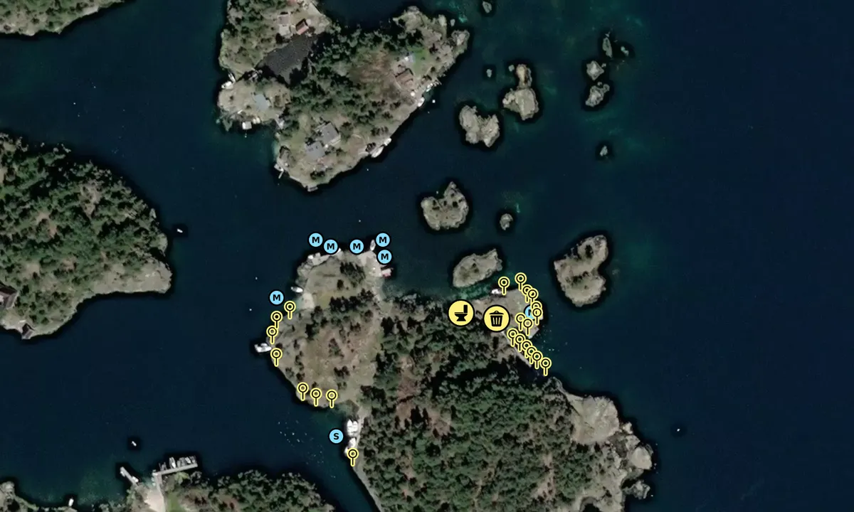 Satelite image of Øster Kuholmen