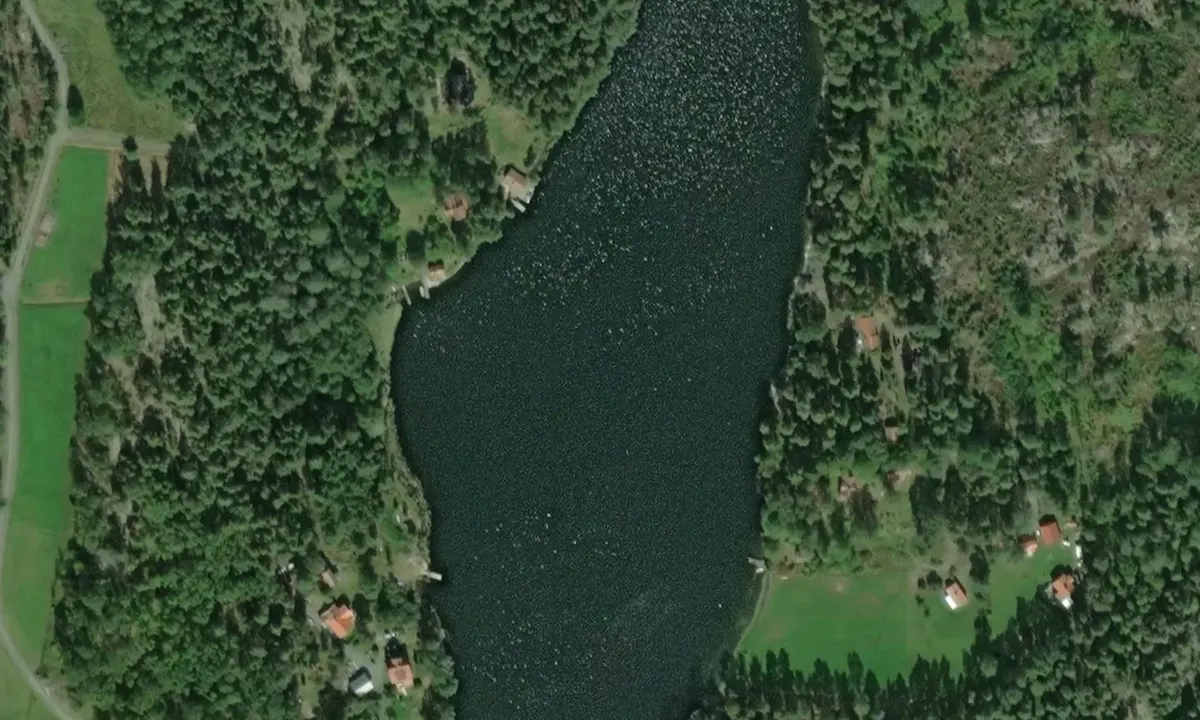 Satelite image of Österviken, södra Yxlan