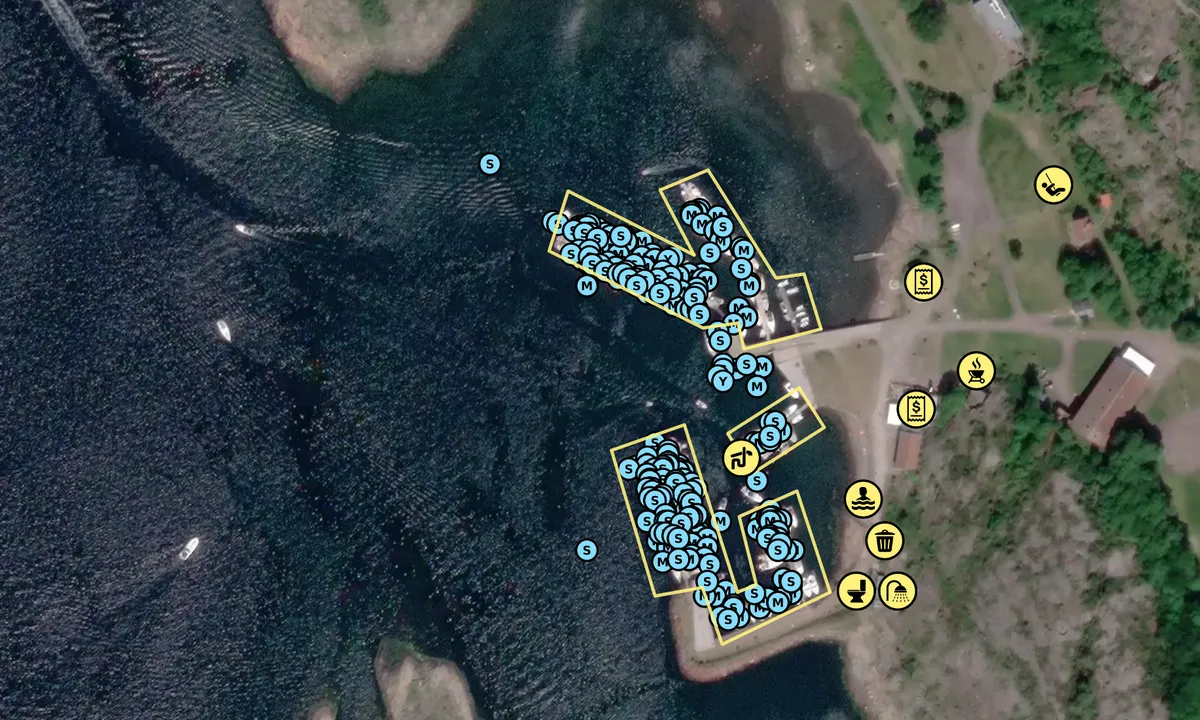 Satelite image of Østre Bolærne