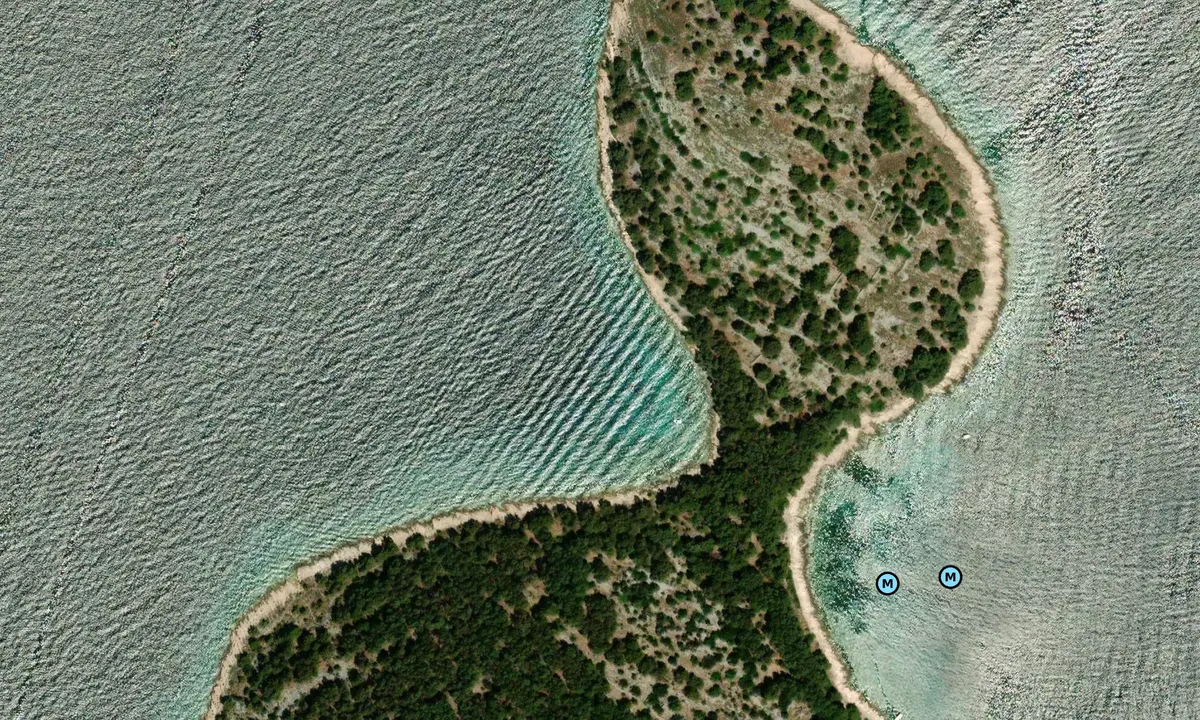 Satelite image of Oštrica