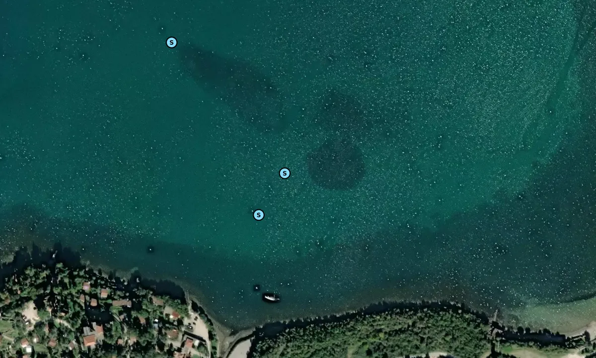 Satelite image of Ostrvo Cvijeca - Mrčevac
