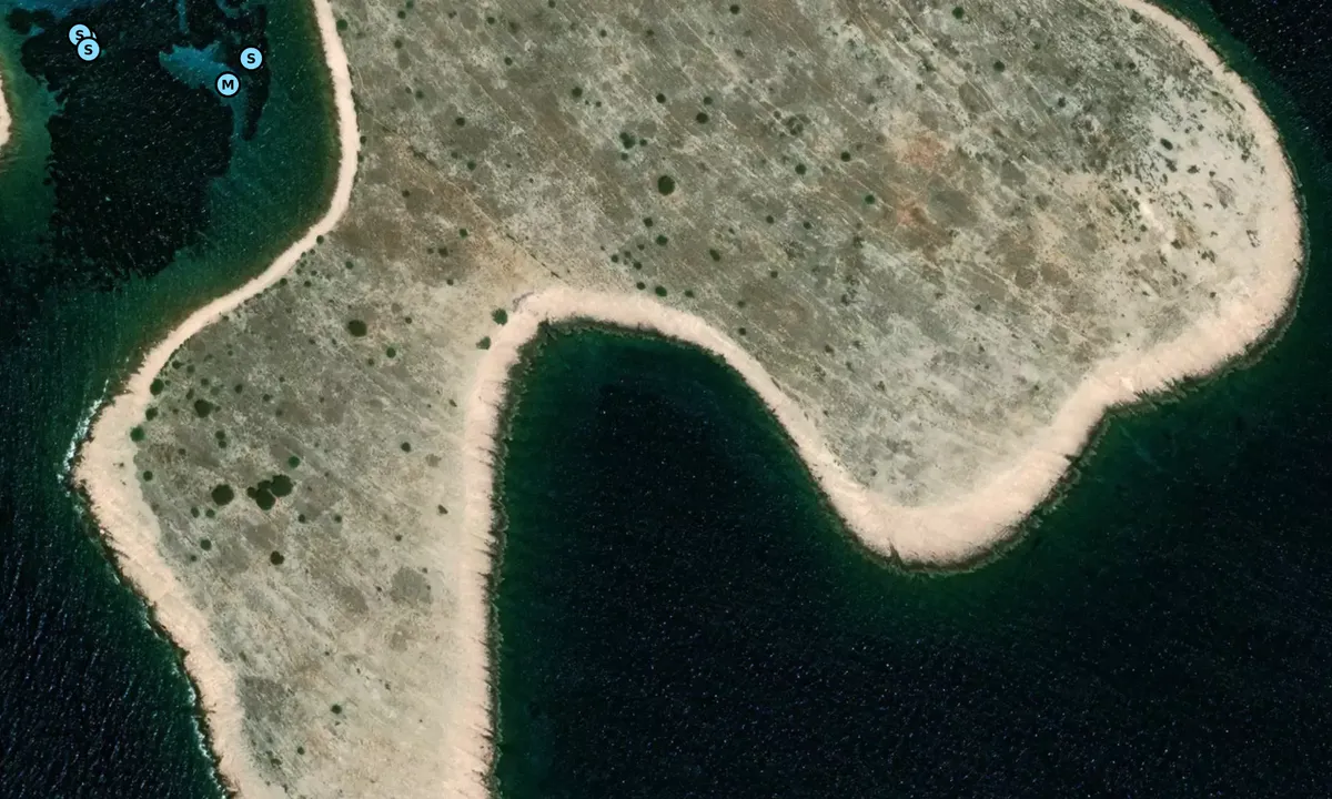Satelite image of Otok Kameni