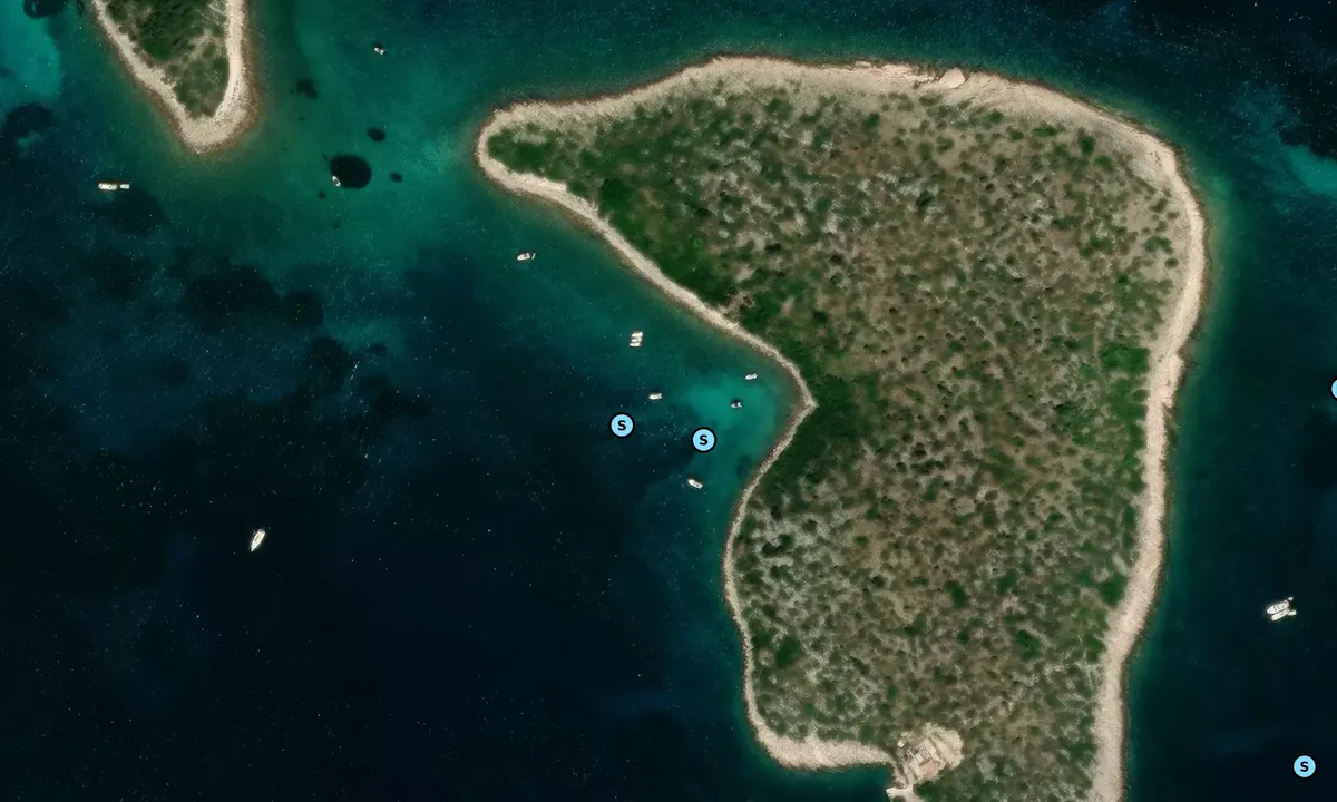 Satelite image of Otok Vela Kotula