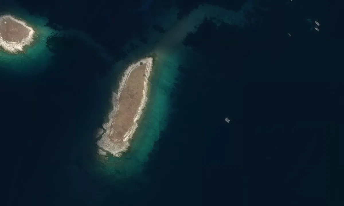 Flyfoto av Otok Veli Lagan
