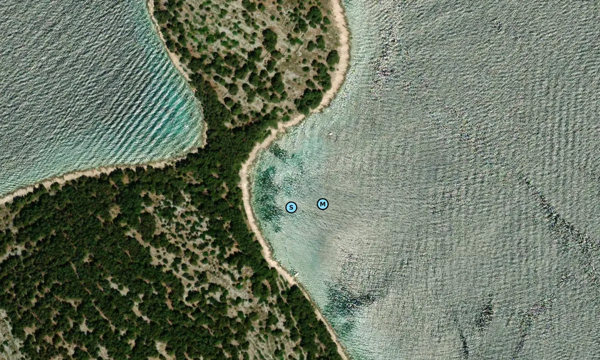 Satelite image of Otok Zmajan - North