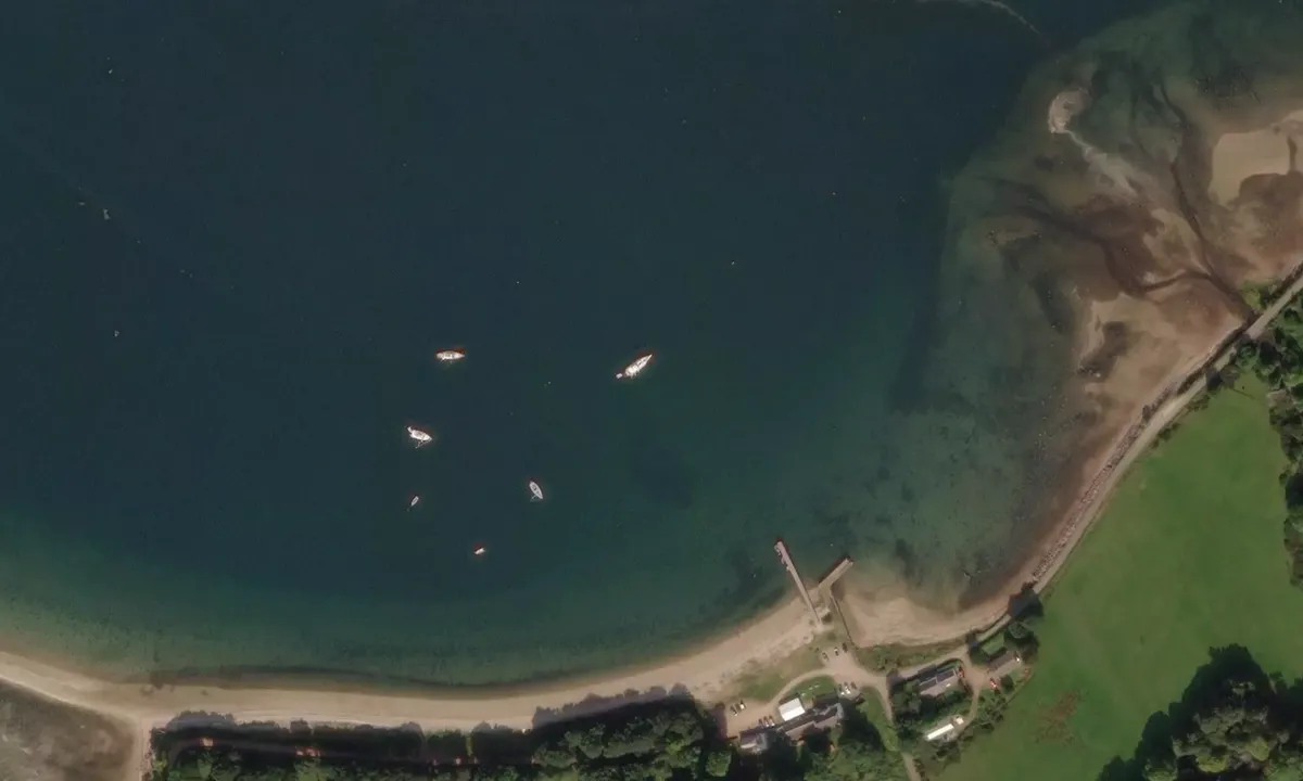 Flyfoto av Otter Ferry Moorings
