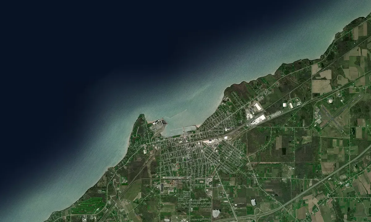 Flyfoto av Outer Harbor - Dunkirk