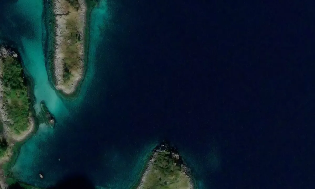 Satelite image of Øyhamna