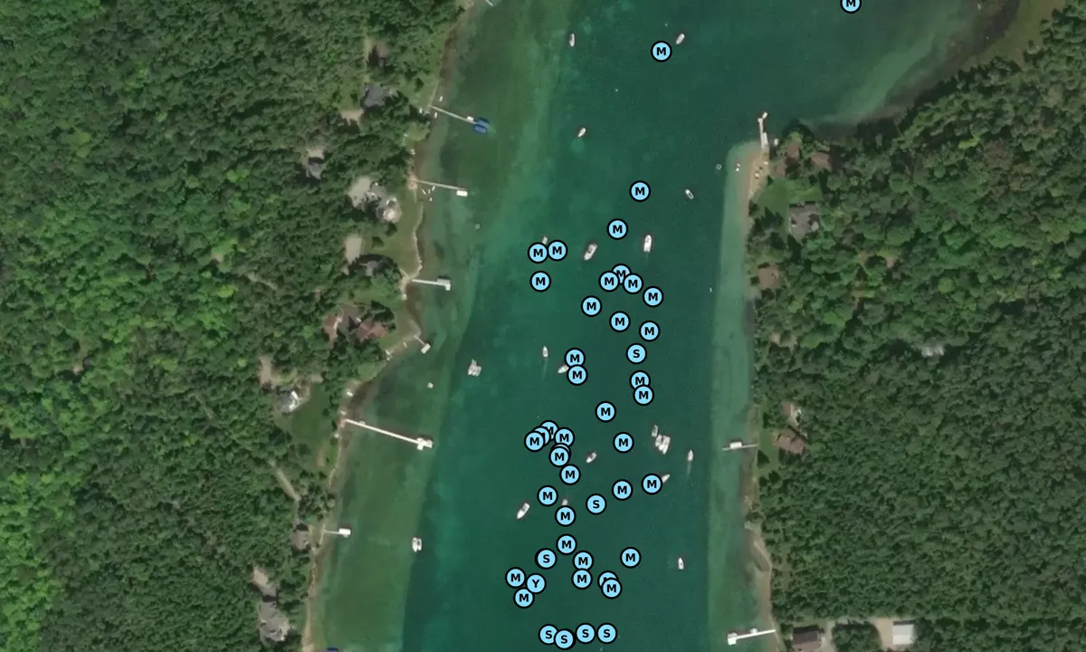 Satelite image of Oyster Bay - Charlevoix