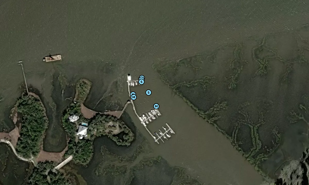 Satelite image of Oyster Bay Harbour Yacht Club and Marina