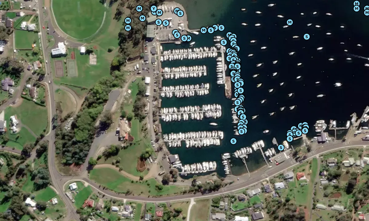 Satelite image of Oyster Cove Marina - Kettering