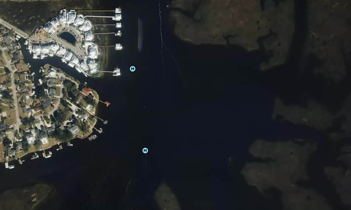 Satelite image of Pablo Creek