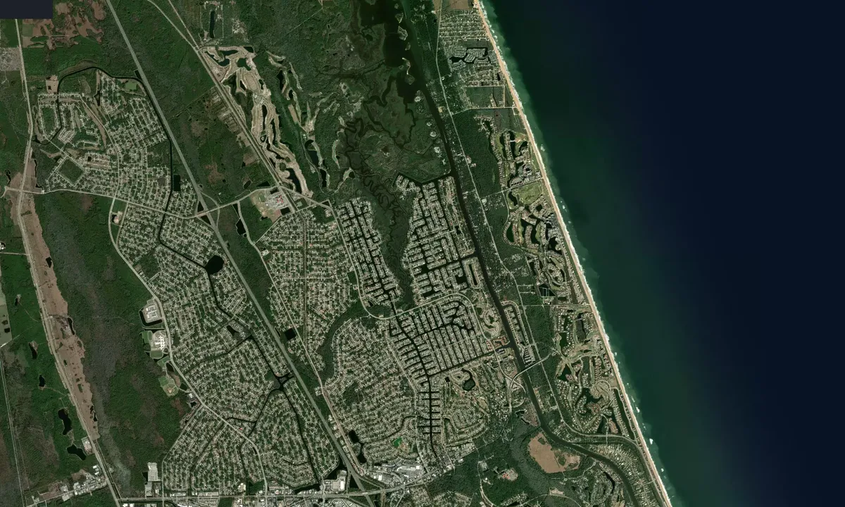 Flyfoto av Palm Coast