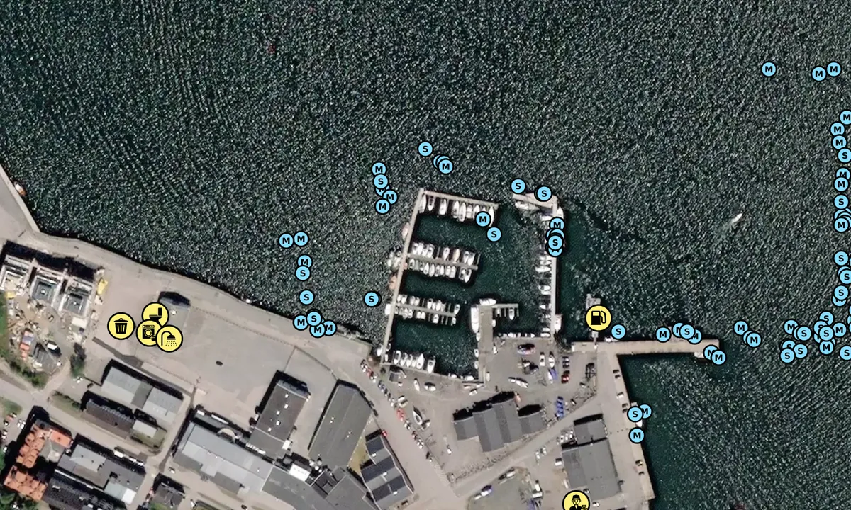 Satelite image of Pampas Marina Västervik