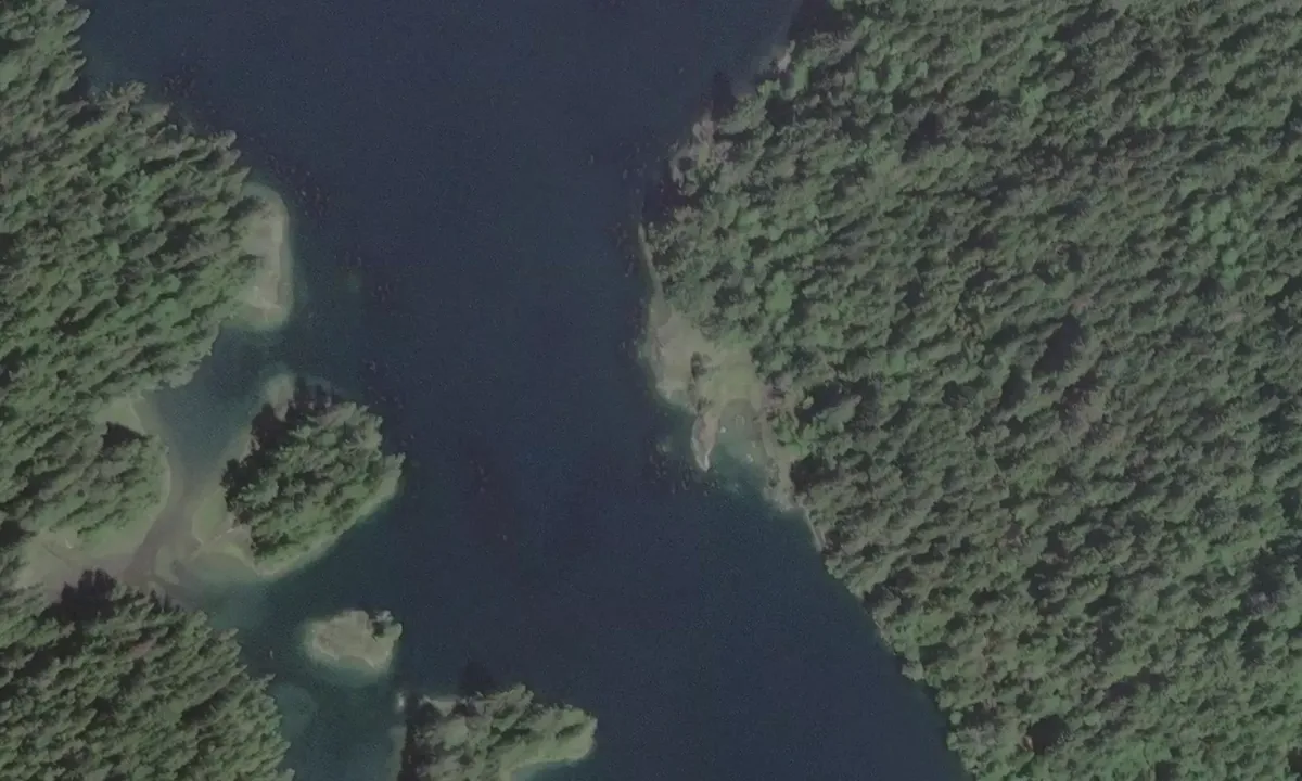 Satelite image of Pamphlet Cove