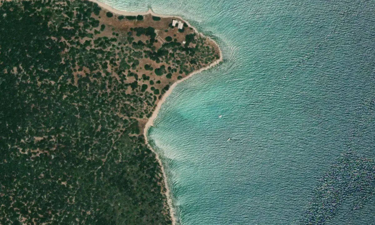 Satelite image of Panayir Island