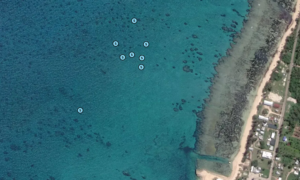 Satelite image of Pangai, Ha'apai