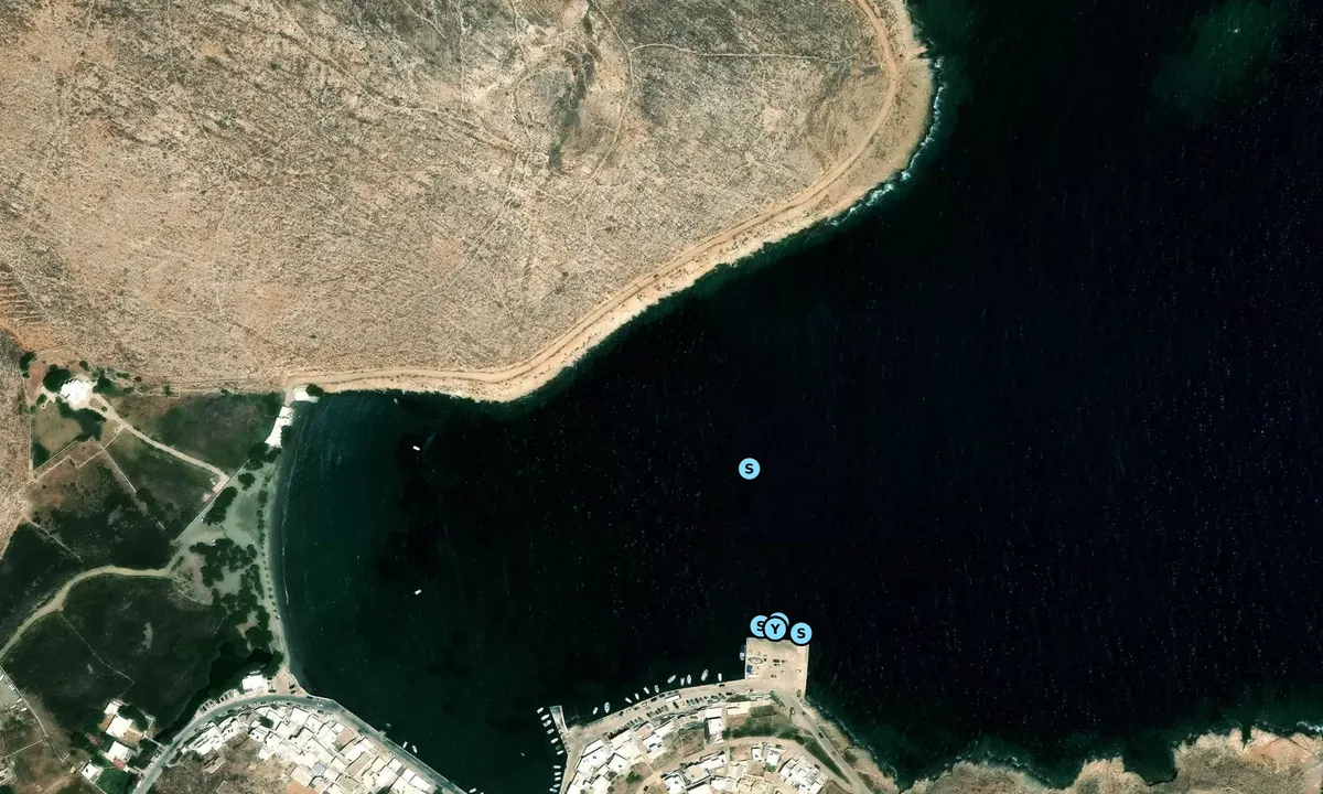 Satelite image of Panormou Bay