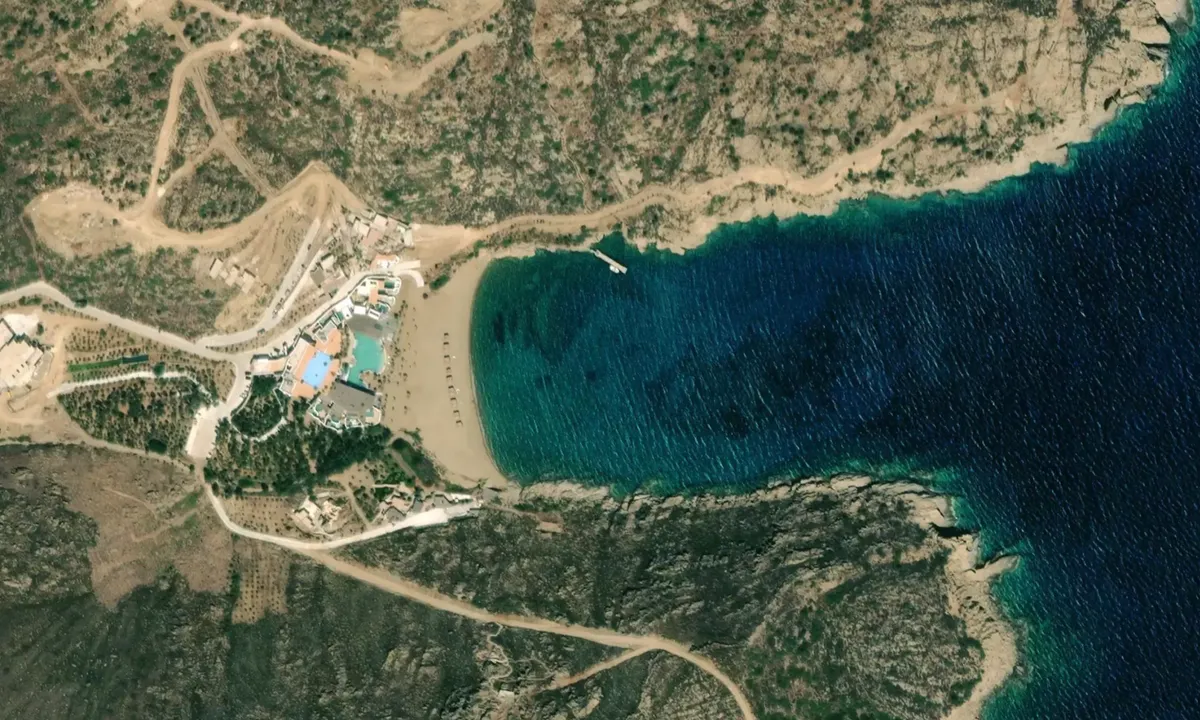 Flyfoto av Papas Beach