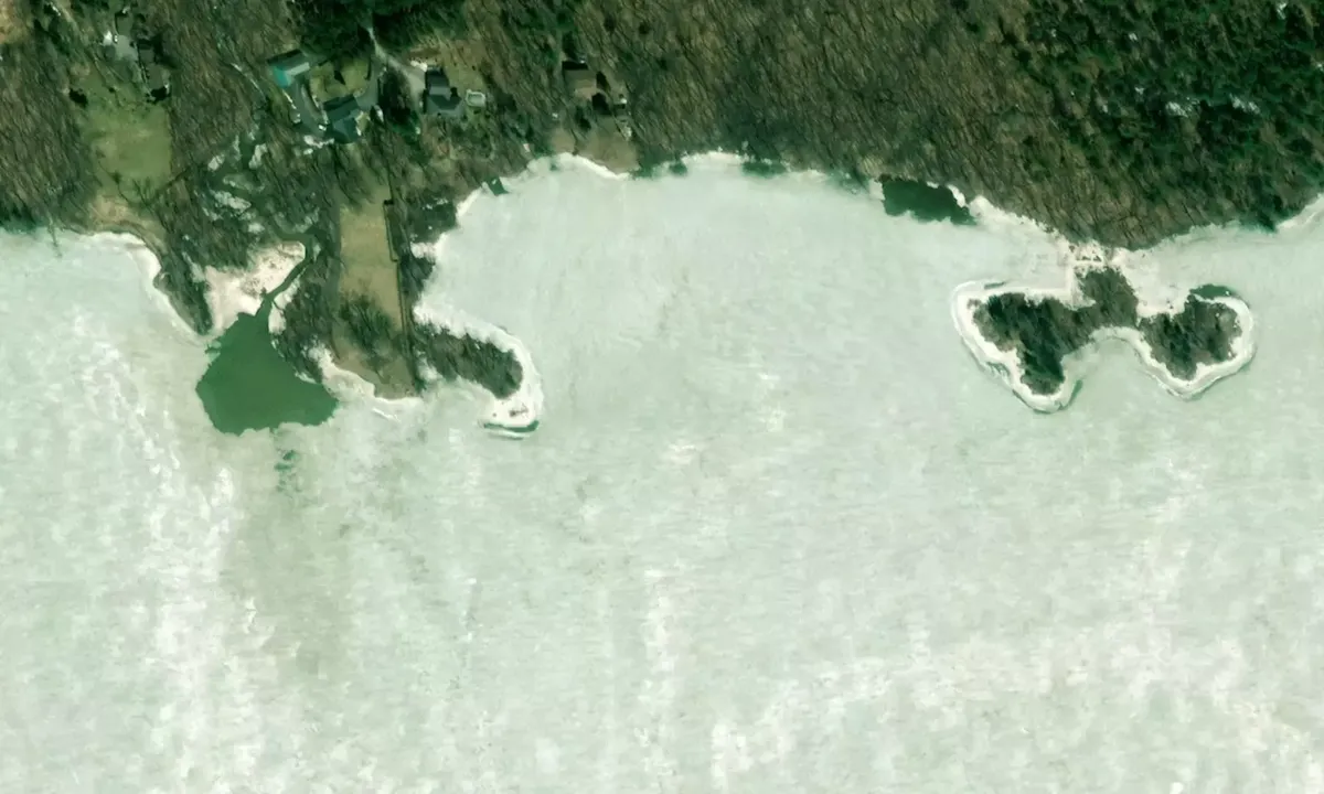 Satelite image of Papineauville