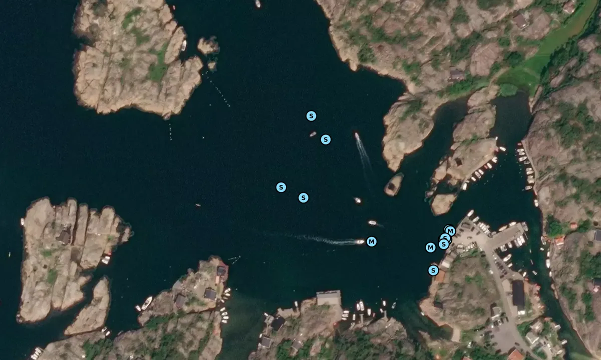 Satelite image of Papperhavn naturhavn