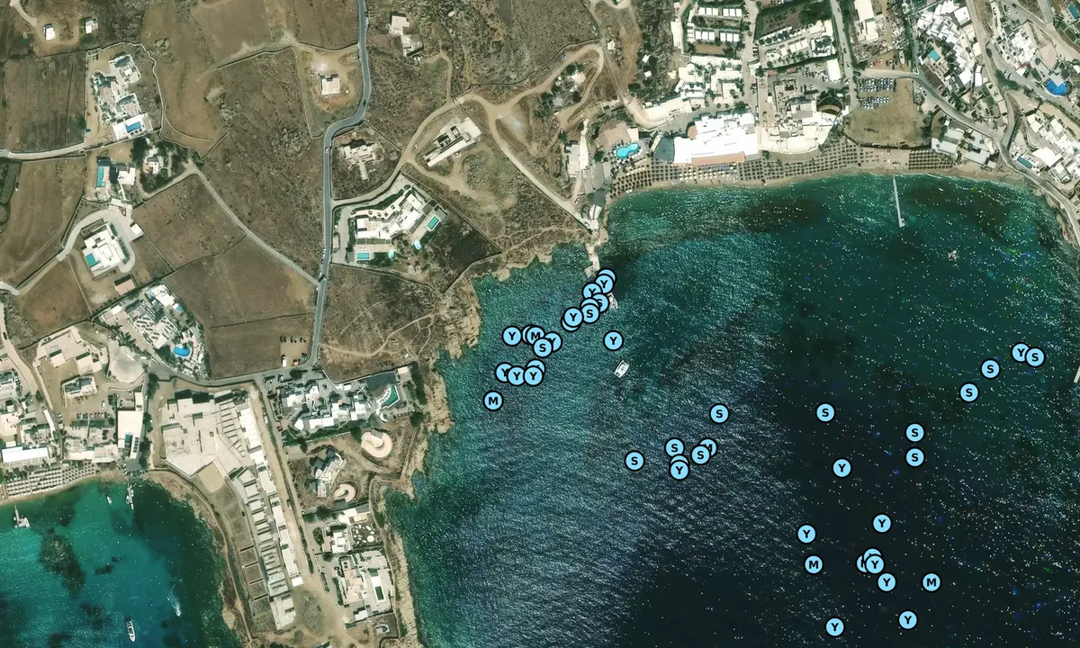 Satelite image of Paradise Cove