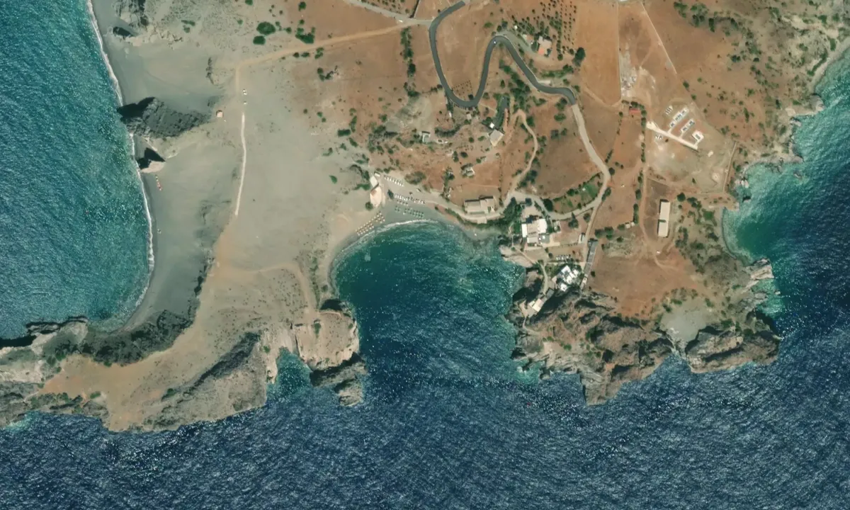 Flyfoto av Paralia Agios Pavlos