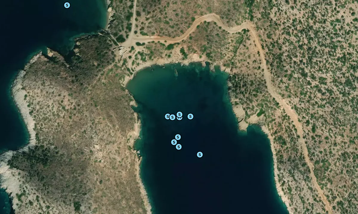 Satelite image of Παραλία Βλυχάδα