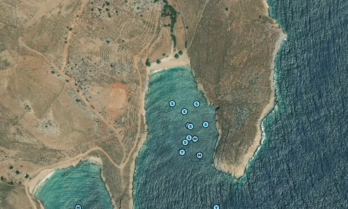 Satelite image of Paralia Kalistra