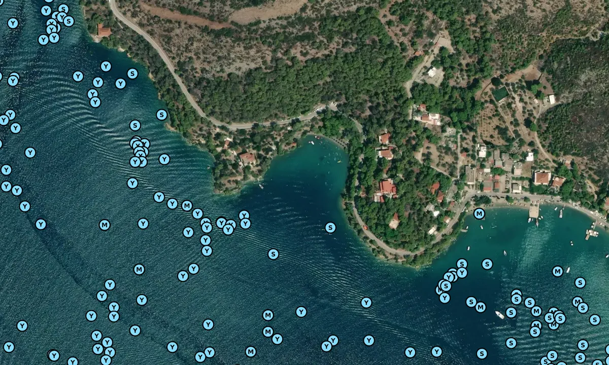 Satelite image of Paralia Limanaki